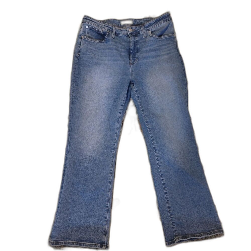 Madewell Mid-Rise Kick Out Jeans, Size 32, Light Denim Wash